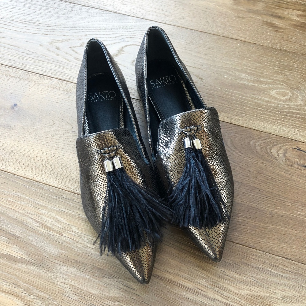 NWT Franco Sarto Topaz Tassel Loafers